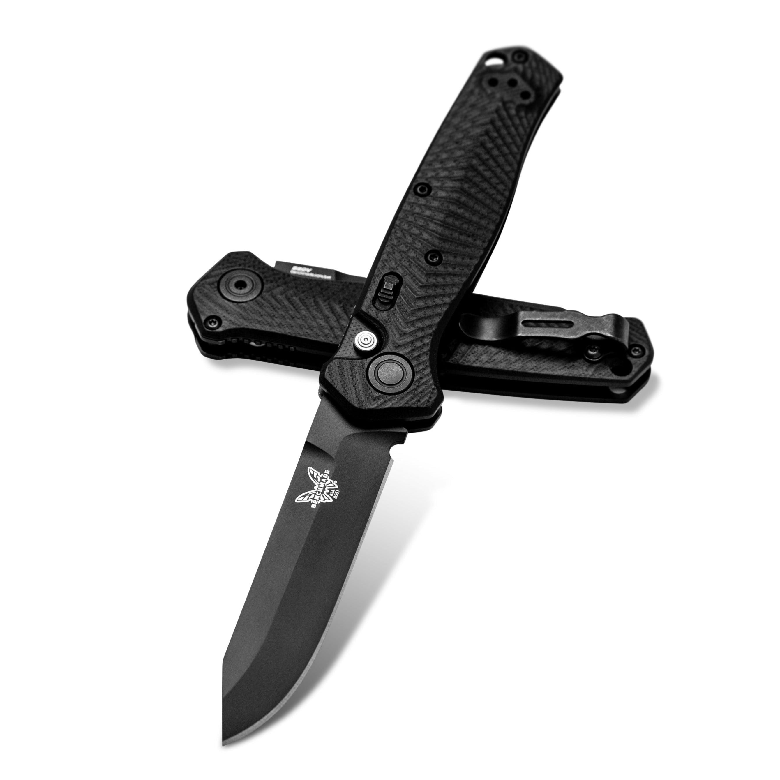 Benchmade Mediator - Auto - Black Reverse Tanto - Black G10 - 8551BK