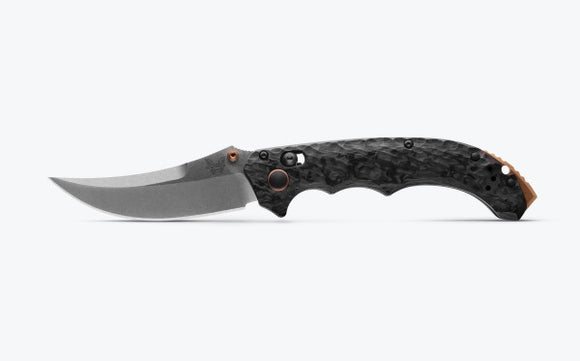 Benchmade Mini Bedlam - Carbon FIber Handle - CPM-S90V Blade - 865-02