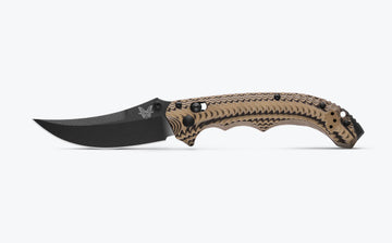 Benchmade Mini Bedlam - Black/Coyote/OD G10 Handle - CPM-S90V Blade - 865BK-01