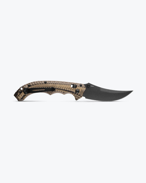 Benchmade Mini Bedlam - Black/Coyote/OD G10 Handle - CPM-S90V Blade - 865BK-01