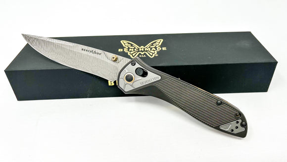 Benchmade Seven Ten 710-241 Gold Class - Damasteel Blade - Titanium Handle - 710-241