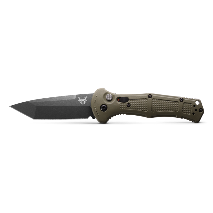 Benchmade Claymore - Automatic - CPM-D2 Tanto Blade - Grivory Handle - 9071BK-1