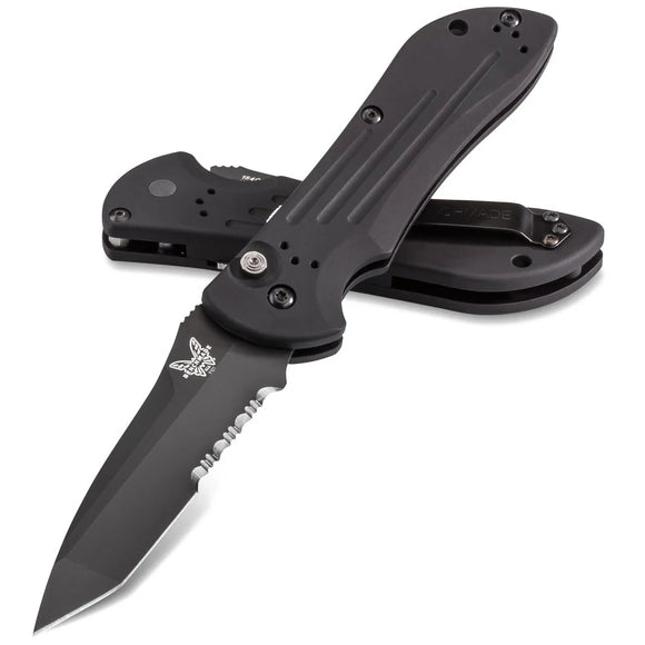 Benchmade Auto Stryker - Automatic - Black Combo Edge Blade - 9101SBK - SNK/WTO - Home Office