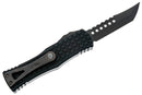 Microtech Hera - Signature Series - Black Frag Chassis - DLC Hellhound Blade - 919-1DLCTFRSH-2
