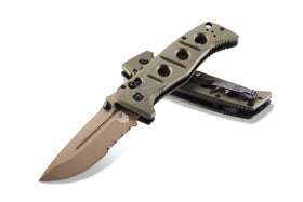 Benchmade Adamas Automatic - CPM-Cruwear - FDE Combo Edge Blade - 2750SFE-2
