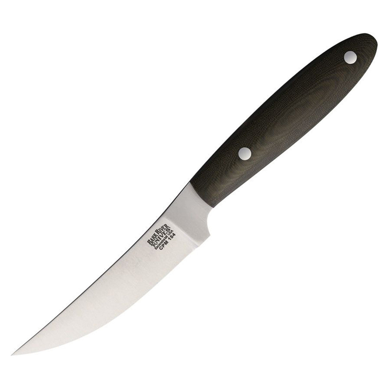 Bark RIver Knives Bitter Root Caper - 154CM Blade - Green Canvas Micarta Handle - BA99253MGC