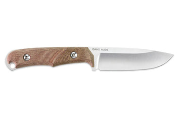 Chris Reeve Knives Backpacker - Natural Canvas Micarta Handle - Black Sheath - BPR-1001 - 0