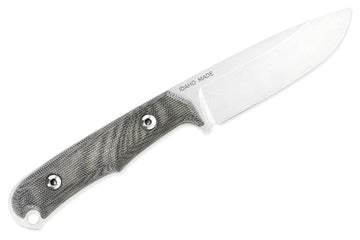 Chris Reeve Knives Backpacker - Black Canvas Micarta Handle - Black Sheath - BPR-1000 - 0