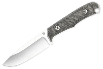 Chris Reeve Knives Backpacker - Black Canvas Micarta Handle - Black Sheath - BPR-1000