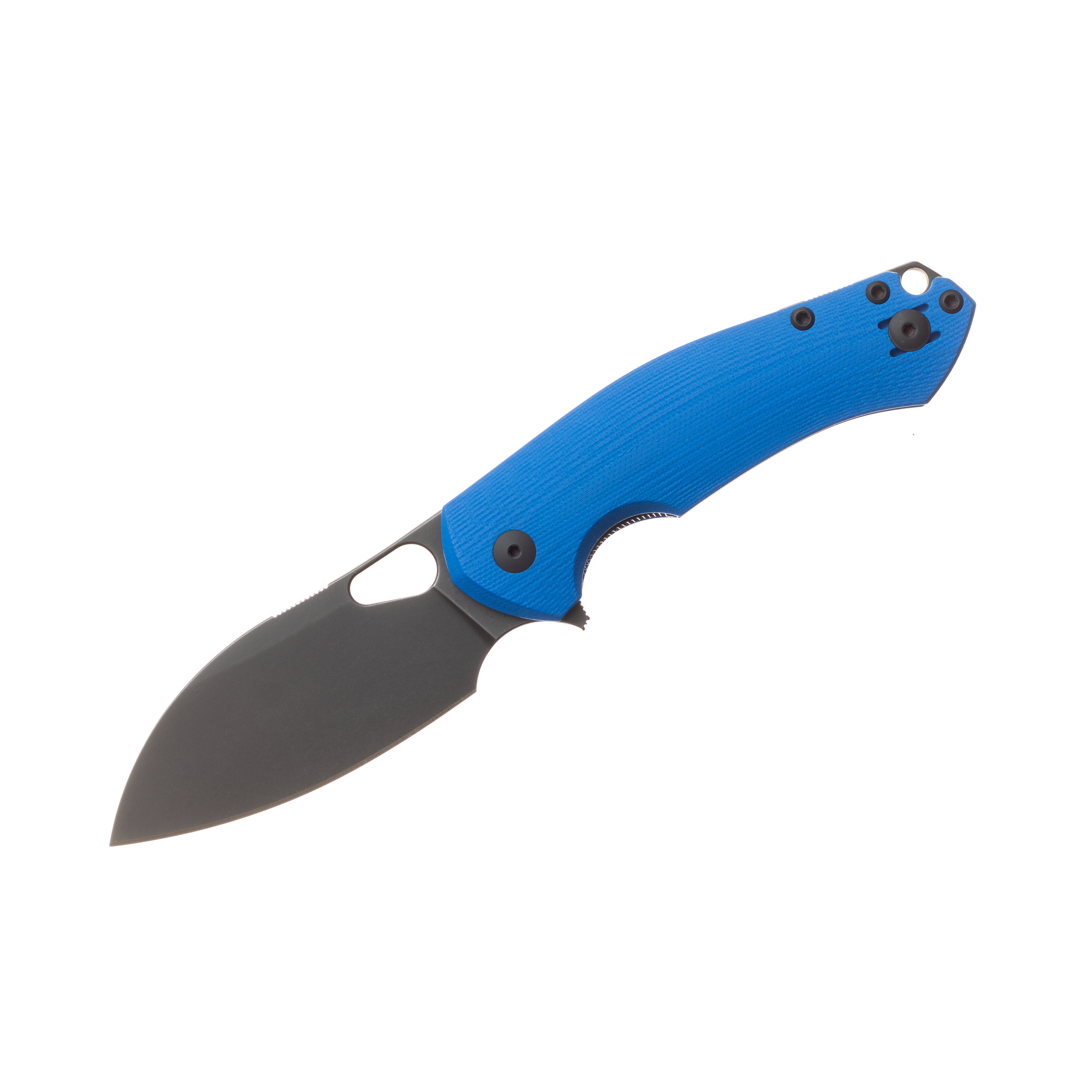 GiantMouse ACE Biblio XL - Blue G10 - Blackwashed Vanadis 4E Steel