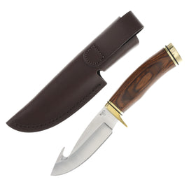 Buck 191 Zipper Heritage - Walnut Handle - 420HC Blade With Gut Hook - 2550