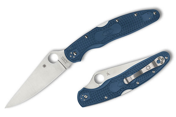 Spyderco Police 4 Lightweight - Cobalt Blue FRN - SPY27 Blade - C07PCBL4