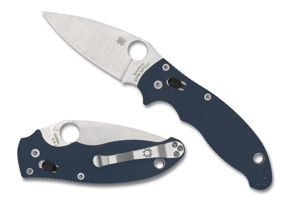 Spyderco Manix 2 - Cobalt Blue G10 - CPM-SPY27 - C101GPCBL2