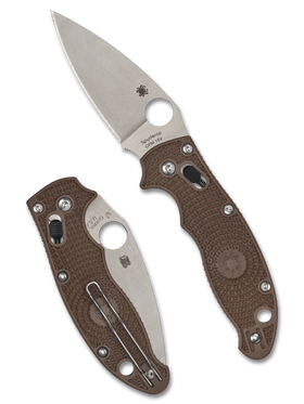 Spyderco Manix 2 Lightweight - Brown FRN - CPM-15V - Sprint Run - C101PBN15V