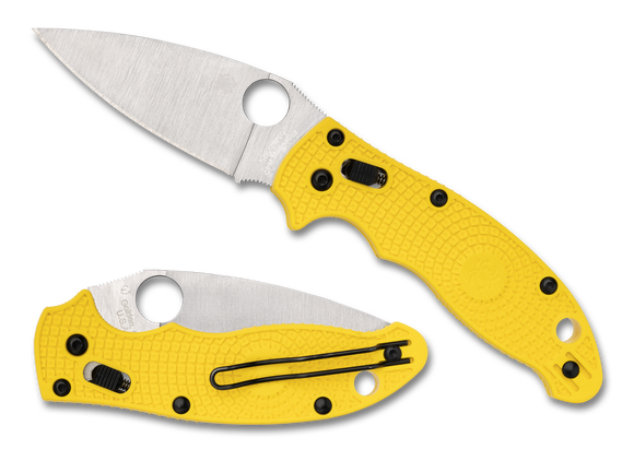Spyderco Manix 2 Lightweight Salt - Yellow Lightweight FRCP - CPM MagnaCut - C101PYL2