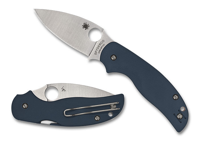 Spyderco Sage 5 - Cobalt Blue G10 - CPM-SPY27 - Compression Lock - C123GPCBL