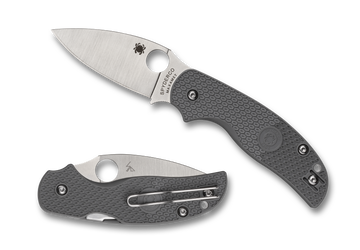 Spyderco Sage 5 - Gray Lightweight Handle - Maxamet - C123PGY