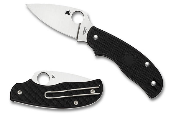 Spyderco Urban Lightweight - Black FRN Handles - Plain N690CO Blade - C127PBK