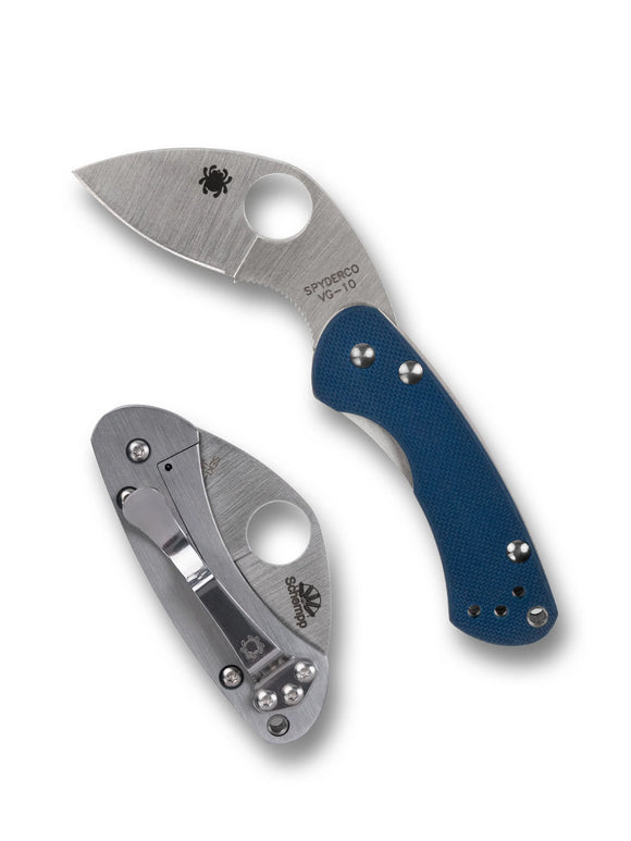 Spyderco Balance - Sprint Run - Cobalt Blue G10 - CPM-SPY27 Blade - C141GPCBL