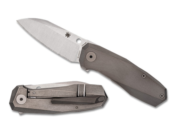 Spyderco Techno 3 - Titanium Handle - CTS-XHP Blade - C158TIP3