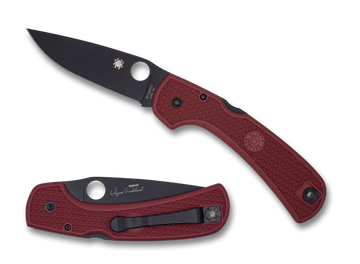 Spyderco Goddard - Red FRN - Black CPM-4V Blade - St. Nick's Knives Exclusive - C16FPRDBK