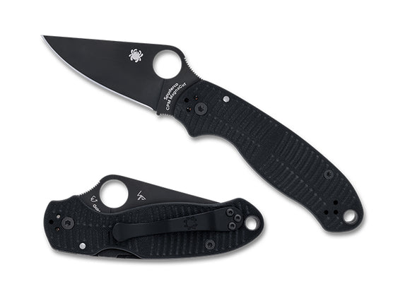Spyderco Para 3 Salt - Black G10 - Black DLC CPM-Magnacut Blade - C223GMCBKP
