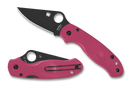 Spyderco Para 3 Lightweight - Pink FRN - Black Blade - C223PPNBK-1