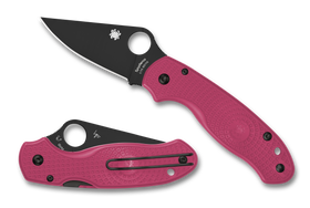 Spyderco Para 3 Lightweight - Pink FRN - Black Blade - C223PPNBK