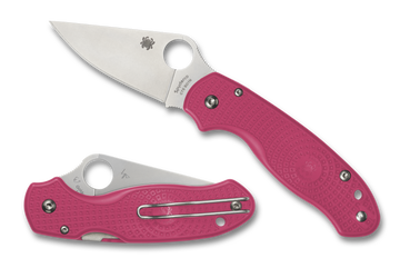 Spyderco Para 3 Lightweight - Pink FRN - Satin Blade - C223PPN