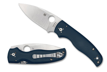 Spyderco Shaman - Plain Edge CPM-SPY27 - Cobalt Blue G10 - C229GPCBL