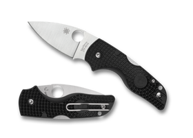 Spyderco Lil’ Native Lightweight - Back Lock - Black G10 - C230PBK