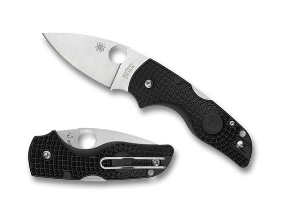 Spyderco Lil’ Native Lightweight - Back Lock - Black G10 - C230PBK