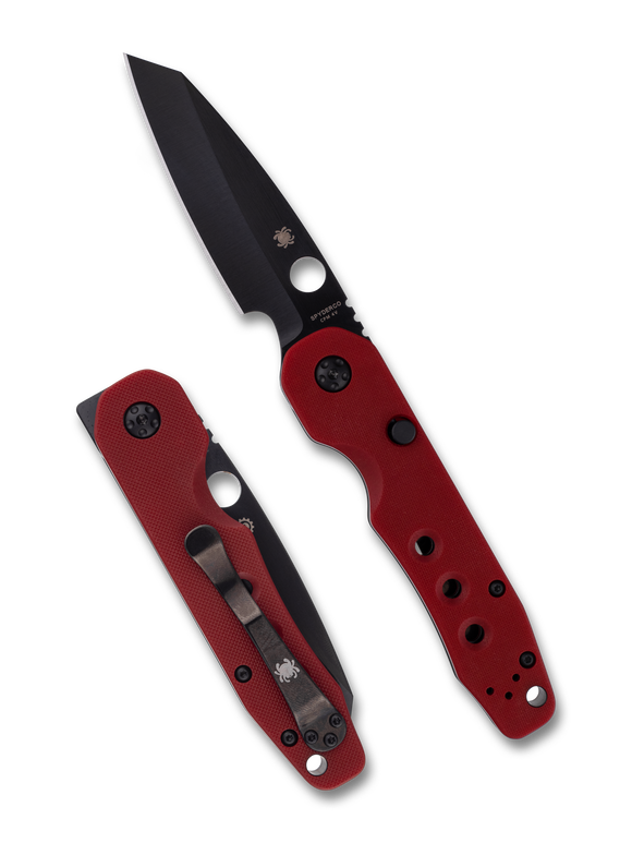 DONT BUILD!!!!  SNK Exclusive Black TiCN 4V Blade, Red G10 Scales - SNK/WTO - Home Office