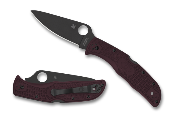 Spyderco Endela - Sprint Run - Burgundy FRN - CTS-PD#1 Steel - C243BGBKP