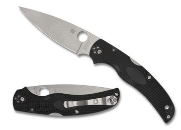 Spyderco Native Chief Lightweight - Black FRN - Plain Edge - C244PBK