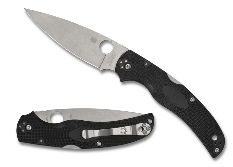 Spyderco Native Chief Lightweight - Black FRN - Plain Edge - C244PBK