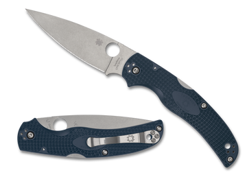 Spyderco Native Chief Lightweight - Cobalt Blue FRN - Plain Edge - C244PCBL