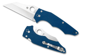 Spyderco YoJumbo - Cobalt Blue G-10 - SPY27 Blade - C253GPCBL - SNK/WTO - Home Office