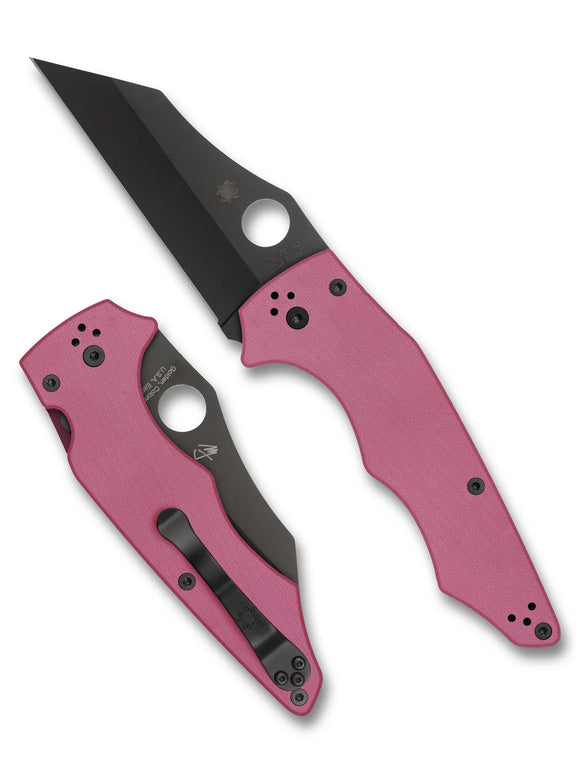 Spyderco YoJumbo™ Sprint Run® - Pink G-10 Handles - DLC S30v Blade - C253GPNBKP