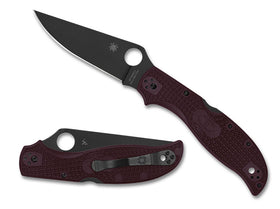 Spyderco Stretch 2 XL - Sprint Run - Burgundy FRN - CTS-PD#1 Blade - C258BGBKP