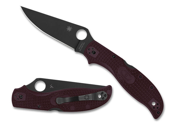 Spyderco Stretch 2 XL - Sprint Run - Burgundy FRN - CTS-PD#1 Blade - C258BGBKP