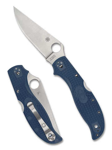 Spyderco Stretch 2 XL Lightweight  - Cobalt Blue FRN - Plain Edge CPM-SPY27 - C258PCBL
