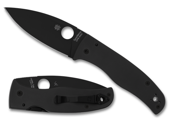 Spyderco Bodacious - Black G10 -  Black CPM-S30V Blade - C263GPBK