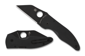 Spyderco MicroJimbo - DLC S30V Blade - Compression Lock -  Black G10 - C264GPBK