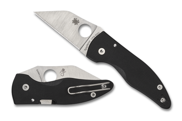 Spyderco MicroJimbo - S30V Blade - Compression Lock -  Black G10 - C264GP