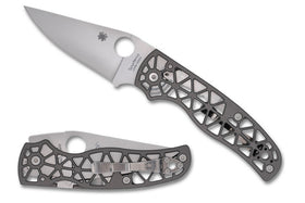 Spyderco Edgerati - Aluminum Handle - S30v Satin Blade - C266ALP