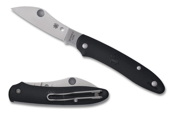 SPYDERCO ROADIE XL - Black FRN Handle  - M398 Blade - C267BKP