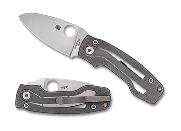 Spyderco PITS 2 Folder - Slip Joint - M398 Steel - Titanium Handle - C269TIP
