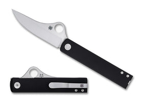 Spyderco Essenza - Liner Lock - Black Aluminum Handle - N690 Steel - C272ALBKP