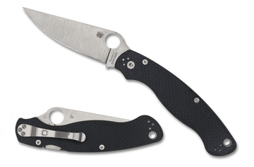 Spyderco Military 2 - Sprint Run - CPM-S90V - Compression Lock - Carbon Fiber - C36CFP2